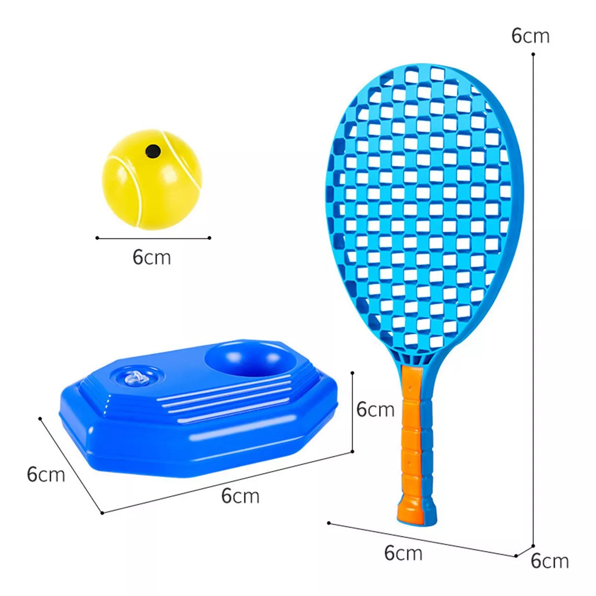 SET DE TENIS 3 EN 1 (2 Raquetas +2 pelotas  de Tenis + 1 Bádminton)